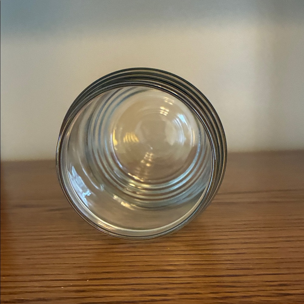 Clear Glass Jar Vase - Simple Rounded Design - Picture 5 of 6